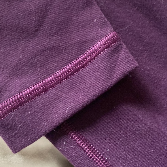Lululemon training leggings, size 4, Vintage Plum, Purple, inside key pocket - Picture 8 of 8